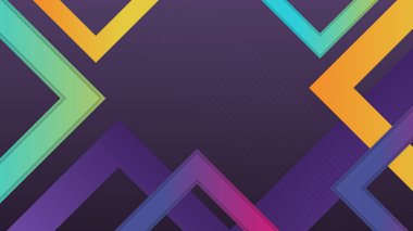 Soyut mavi siyah 3d beyaz renkli geometrik ışık üçgeni şekli ile fütüristik konsept sunum arka planı