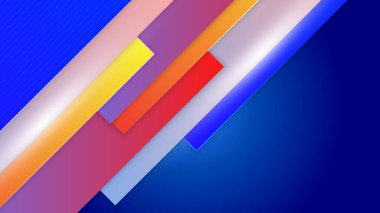 Geometrik şekilli soyut arkaplan. Vektör soyut grafik tasarım pankart şablonu.