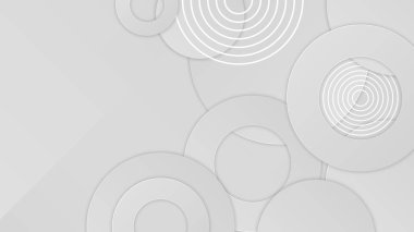 Asgari geometrik beyaz ışık arkaplanı soyut tasarımı