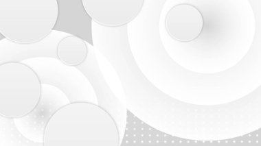 Asgari geometrik beyaz ışık arkaplanı soyut tasarımı