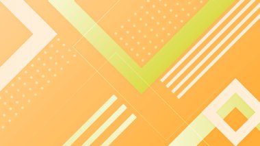 Modern kurumsal konsept tasarımlı soyut turuncu arka plan. Sunum tasarımı için vektör illüstrasyonu, web afişi, teknik arkaplan