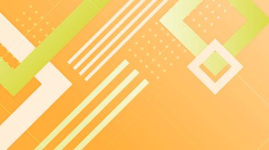 Modern kurumsal konsept tasarımlı soyut turuncu arka plan. Sunum tasarımı için vektör illüstrasyonu, web afişi, teknik arkaplan