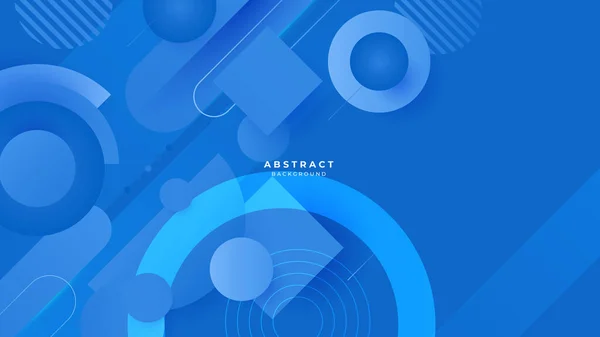 Fundo Azul Abstrato Com Conceito Design Apresentação Negócios Simples Minimalista —  Vetores de Stock