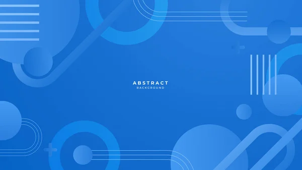Abstract Blauwe Achtergrond Met Minimalistische Eenvoudige Business Presentatie Ontwerp Concept — Stockvector