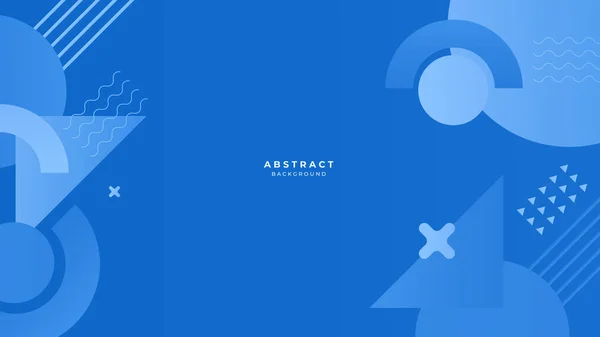 Fond Abstrait Avec Des Formes Géométriques Colorées Fraîches Décoration — Image vectorielle
