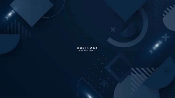 Abstract Dark Navy Blue Background — Stock Vector