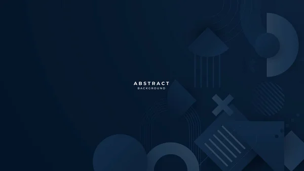 Abstraktní Tmavě Námořně Modré Pozadí — Stockový vektor