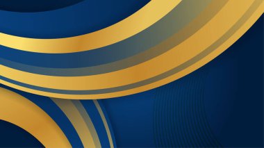 Soyut altın ve mavi satır arkaplanı