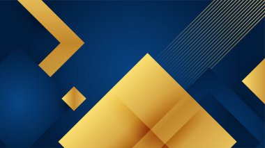 Lüks koyu mavi boyut arka planında metal desenler. Renkli altın parıltılar, yarım ton dokuda parlak altın elementler var. Modern vektör tasarım şablonu.