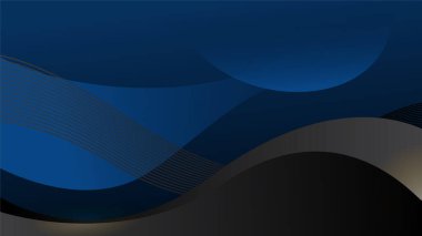 Mavi ve siyah teknoloji kurumsal arka plan