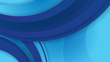 Dinamik ve soyut mavi arkaplan posteri. teknoloji ağı Vektör illüstrasyonu.