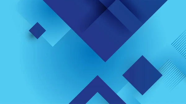 Abstraktní Modrý Plakát Pozadí Dynamikou Technologie Síť Vektorové Ilustrace — Stockový vektor