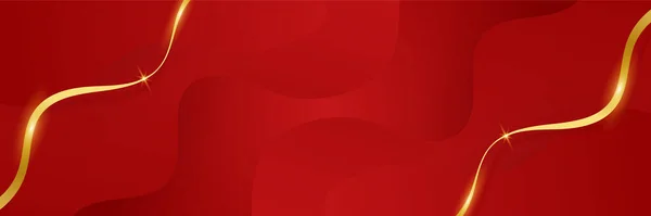 Абстрактный Красный Золотой Цвет Векторного Технологического Фона Оформления Брошюры Веб — стоковый вектор