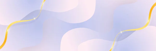 Fond Bannière Abstrait Luxe Avec Dégradé Bleu Rose Moderne Couleur — Image vectorielle