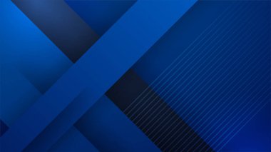 Soyut mavi renkli arkaplan. Vektör soyut grafik tasarım sancak deseni sunum arkaplan şablonu.