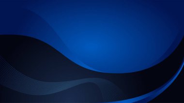 Mavi soyut vektör arkaplanı. Dairesel ve metin için alanı kopyalayan iş en düşük gradyan arkaplan. Sosyal medya, facebook başlığı