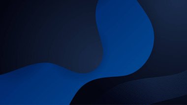 Vektör 3d Illustration Geometric, Polygon, Line, molekül yapısına sahip üçgen desen. Mavi arka planı olan çokgen. Soyut bilim, geleceksel, ağ bağlantısı kavramı