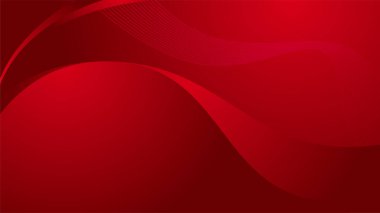 Kırmızı arka plan şekli ile. Vektör çizim tasarım