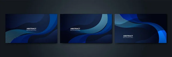 Abstrakt Bakgrund Blå Färger — Stock vektor