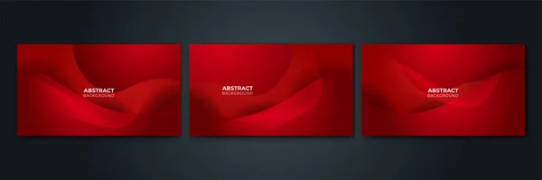 Röd Abstrakta Linjer Bakgrund Elegant Illustration — Stock vektor