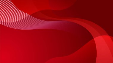 Çizgili ve metin için alanı olan soyut kırmızı arkaplan