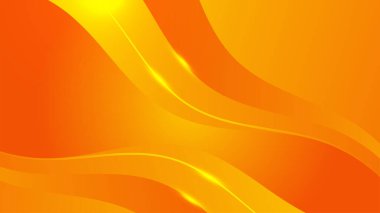 Metin ve mesaj panosu tasarım bilgisi için turuncu arkaplan çizimi ışıklandırma efekti grafiği