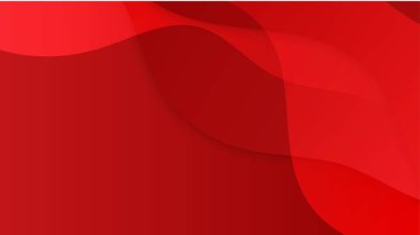 Geometrik şekilli soyut kırmızı arkaplan ve ortada beyaz boşluk