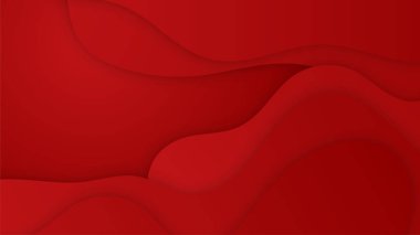 Geometrik şekilli soyut kırmızı arkaplan ve ortada beyaz boşluk