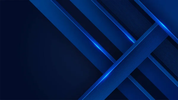 Vetor Azul Profissional Moderno Abstrato Tecnologia Business Background Com Linhas — Vetor de Stock