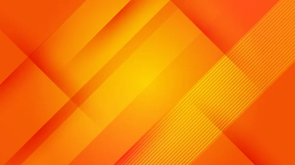 Orange Farbe Geometrie Hintergrund Abstrakte Kunst Vektorillustration — Stockvektor