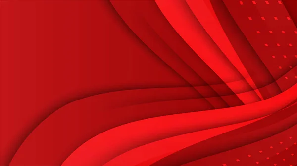 Fundo Vetorial Vermelho Abstrato Com Listras — Vetor de Stock