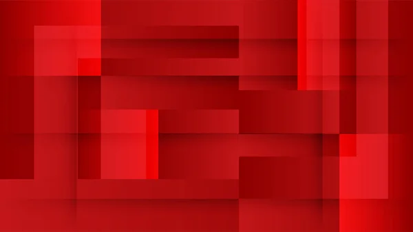 Fondo Abstracto Vector Rojo Con Rayas — Vector de stock