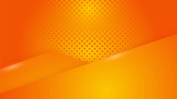 Abstract Modern Orange Yellow White Banner Background Gradient Color Yellow — Stock Vector