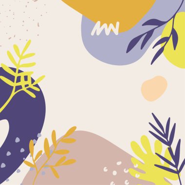 Organik satış instagramı kare sosyal medya tanıtım şablonu