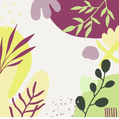 Sosyal medya gönderileri, mobil uygulamalar, pankartlar tasarımı, web ve internet reklamları için indirimli pankart şablonu. Renkli konsepte sahip moda soyut kare şablonu.