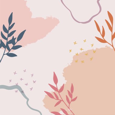 Pembe çiçeklerde en az arkaplan