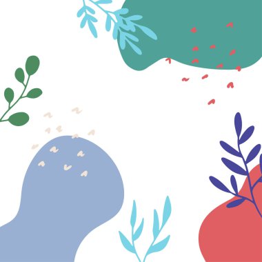 soyut yaratıcı evrensel sanatsal şablonlar