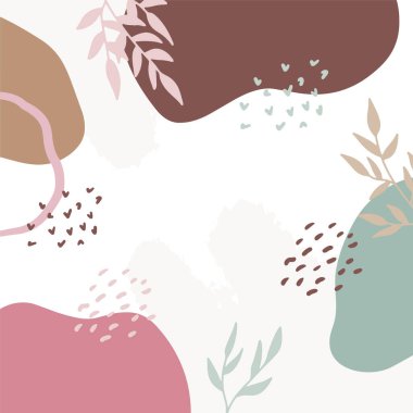 soyut yaratıcı evrensel sanatsal şablonlar