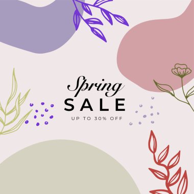 Bahar posteri. 8 Mart Kadınlar Günün kutlu olsun. Anneler Günü. Bahar tatili için şirin kartlar ve posterler. Bir randevunun vektör çizimi, bir kadın ve bir buket çiçek. Seni seviyorum.