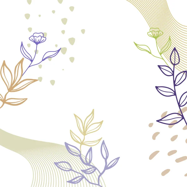 Весняний Літній Розпродаж Банерного Фону Барвистою Квіткою Можна Використовувати Картку — стоковий вектор