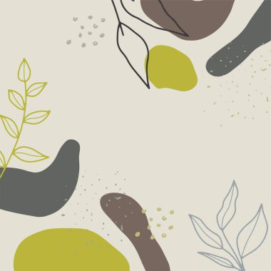 Bahar mevsimi kartviziti çizilmiş güzel çiçekler