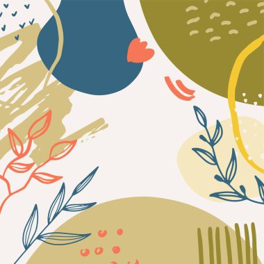 Modern tropikal arka plan. Orman bitkileri doğa arka planı. Yaz palmiyesi duvar kağıdı yaprakları.