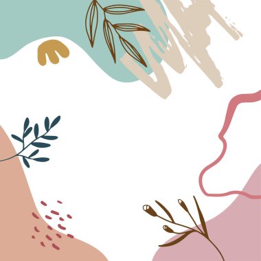 Bir dizi evrensel sanatsal şablon. Tebrik kartları, davetiyeler, el ilanları ve diğer grafik tasarımı için iyidir..