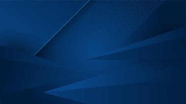 Poligonal model lüks koyu mavi arka plan