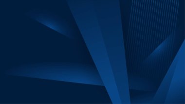 Vektör soyut, bilim, fütürist, enerji teknolojisi konsepti. Işık ışınlarının dijital görüntüsü, mavi ışık, hız ve hareket bulanıklığı olan çizgiler koyu mavi arkaplan üzerinde