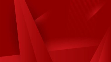 Çizgili soyut kırmızı vektör arka planı