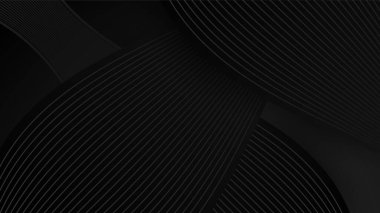 Karanlık gradyan soyut lüks gri tasarım arka planı