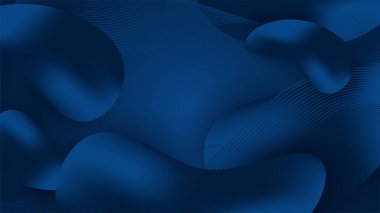 Vektör soyut, bilim, fütürist, enerji teknolojisi konsepti. Işık ışınlarının dijital görüntüsü, mavi ışık, hız ve hareket bulanıklığı olan çizgiler koyu mavi arkaplan üzerinde