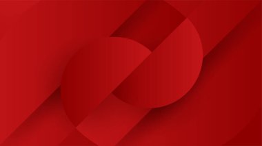 Sunum, afiş ve poster için modern teknoloji tasarımı kavramına sahip kırmızı soyut arkaplan