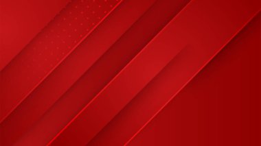 Eğimli yüzeyler ve yarı ton noktaları kırmızı renklerde arka plan